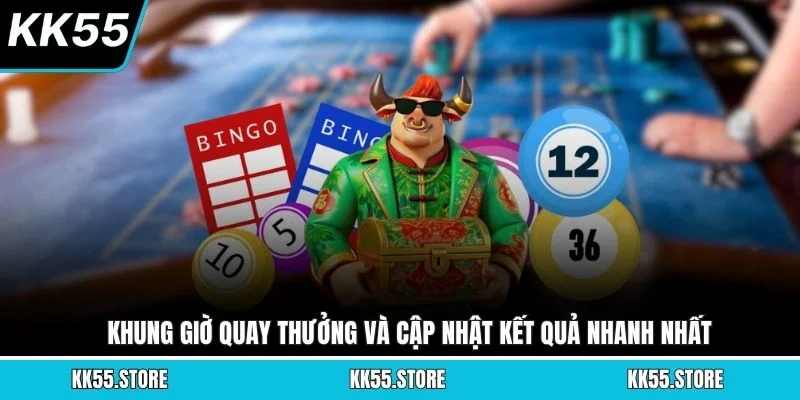 Khung giờ quay thưởng và cập nhật kết quả nhanh nhất